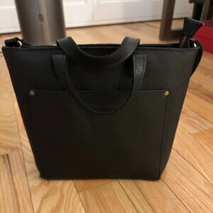 Portland Leather Goods Mini Crossbody Tote with Zipper